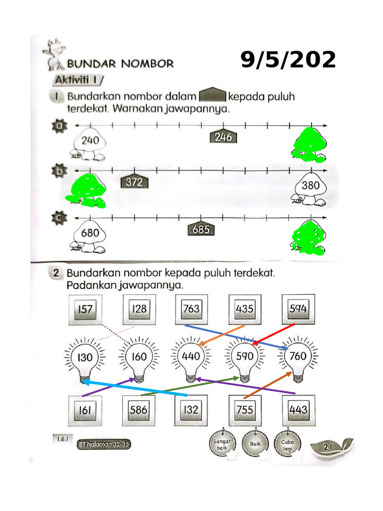 Bla Bundar Nombor Tahun 2 | PDF