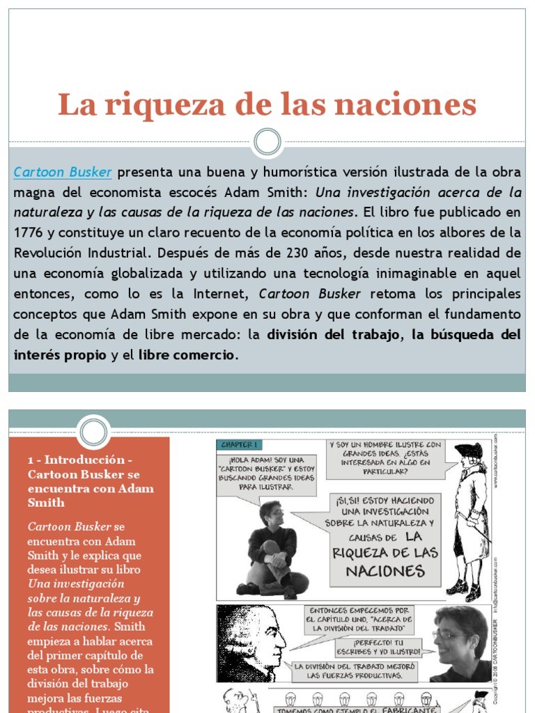 La Riqueza de Las Naciones | PDF | La riqueza de las naciones | Riqueza