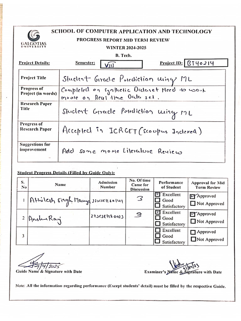 BT40214 Two Page Report | PDF