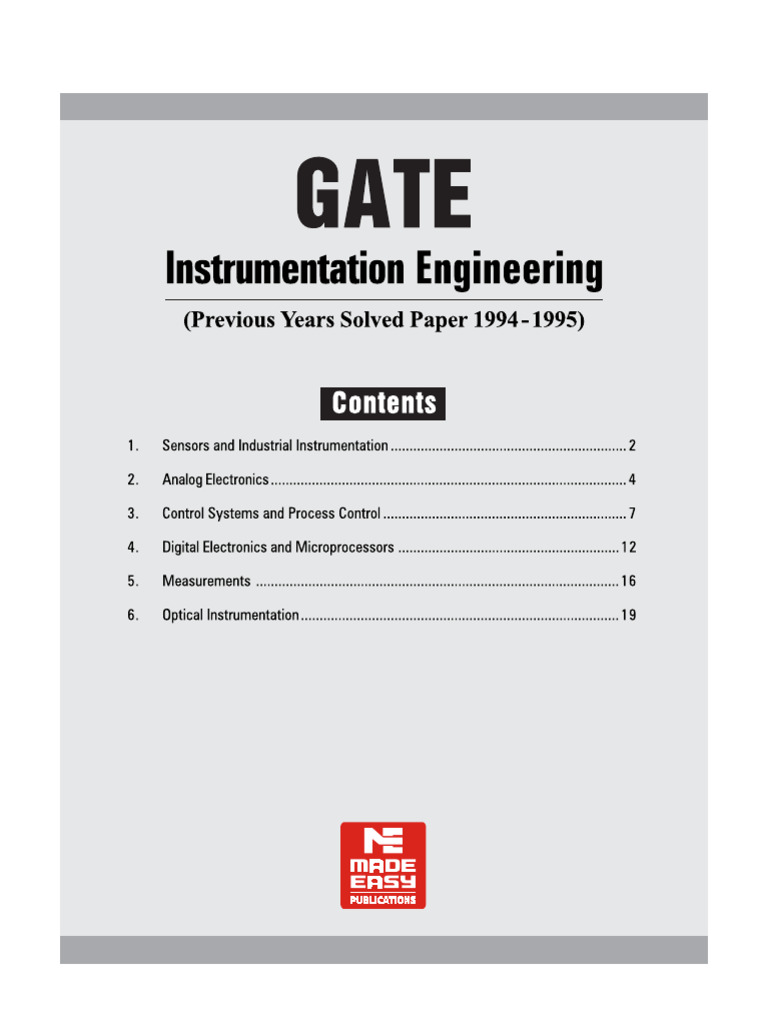 1994 Gate Solved in | PDF