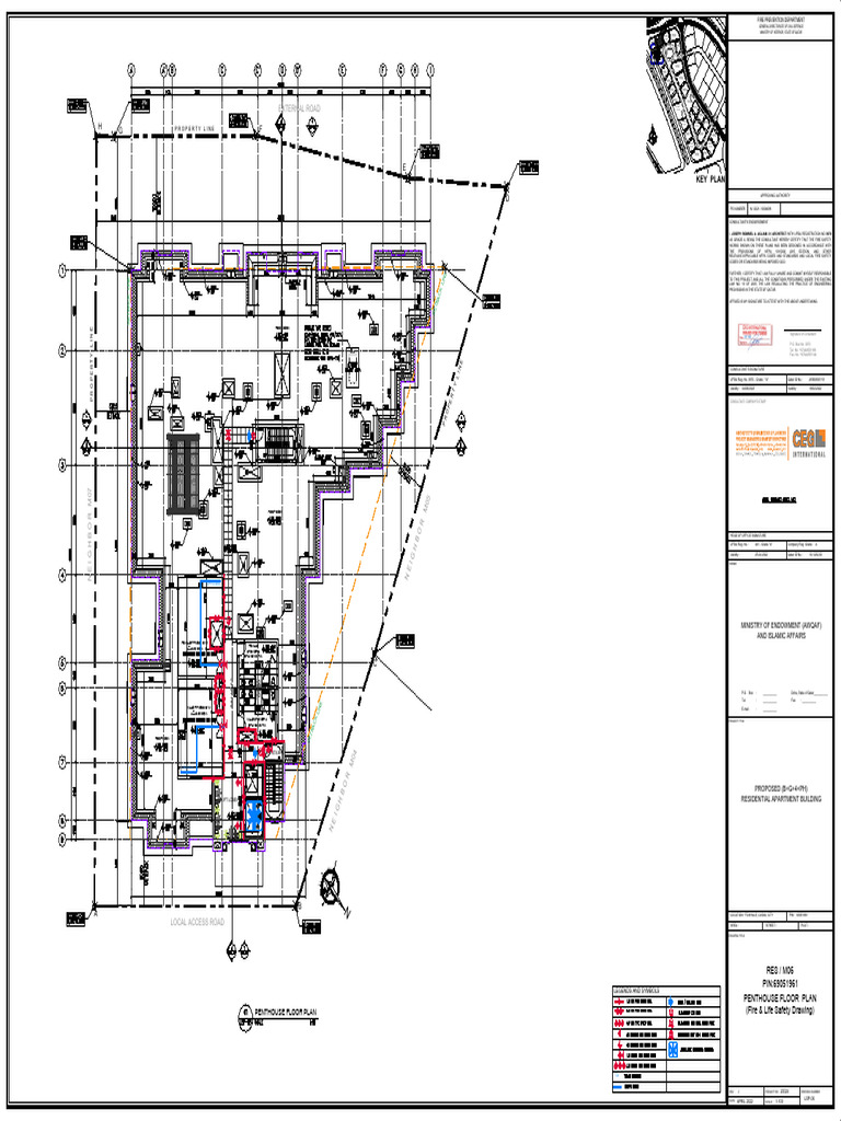 Picture Idea: Penthouse Floor Plan And Safety Details