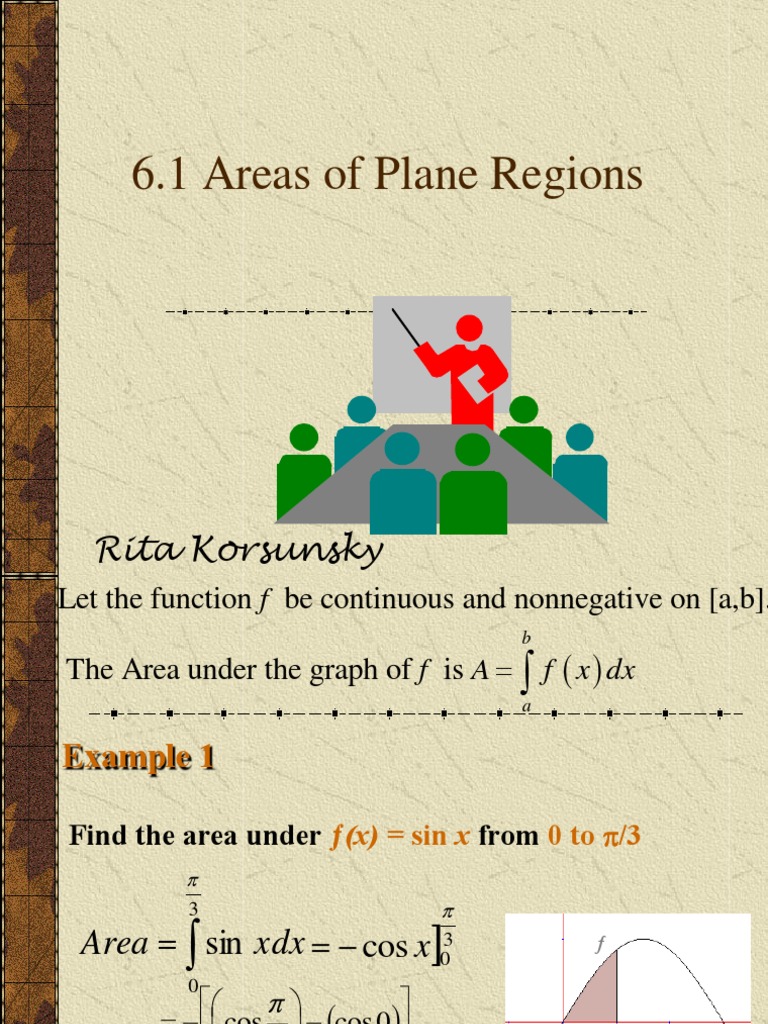 Calculating Areas of Plane Regions | PDF | Teaching Methods & Materials ...