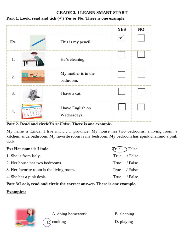 Grade 3 Smart Start Learning Activities | PDF | Bedroom | Interior Design