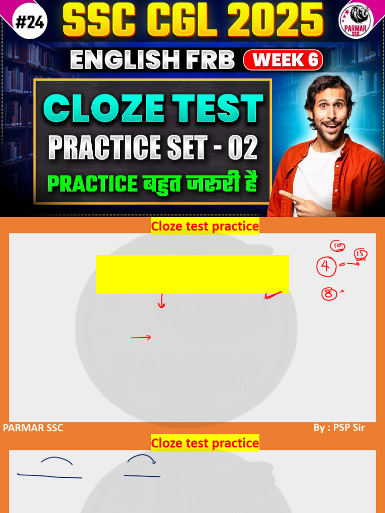 Cloze Test Practice for SSC Exams | PDF | Snake | Liberty