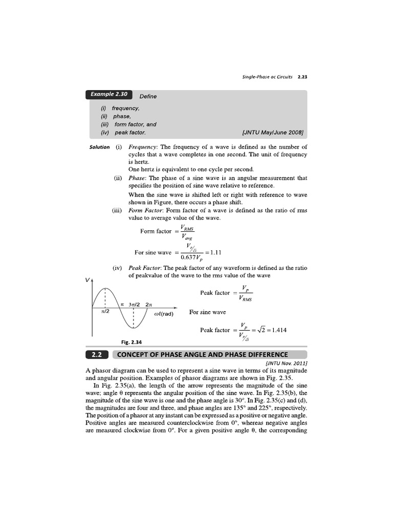 Basics Vector Diagram | PDF