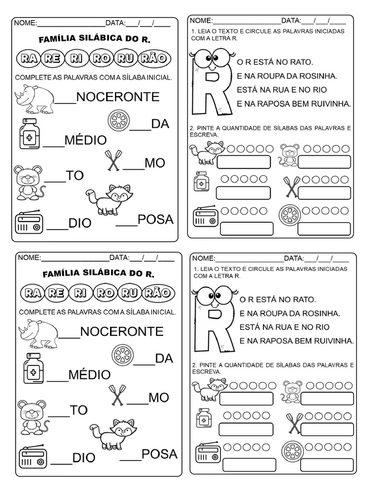 Letra R | PDF