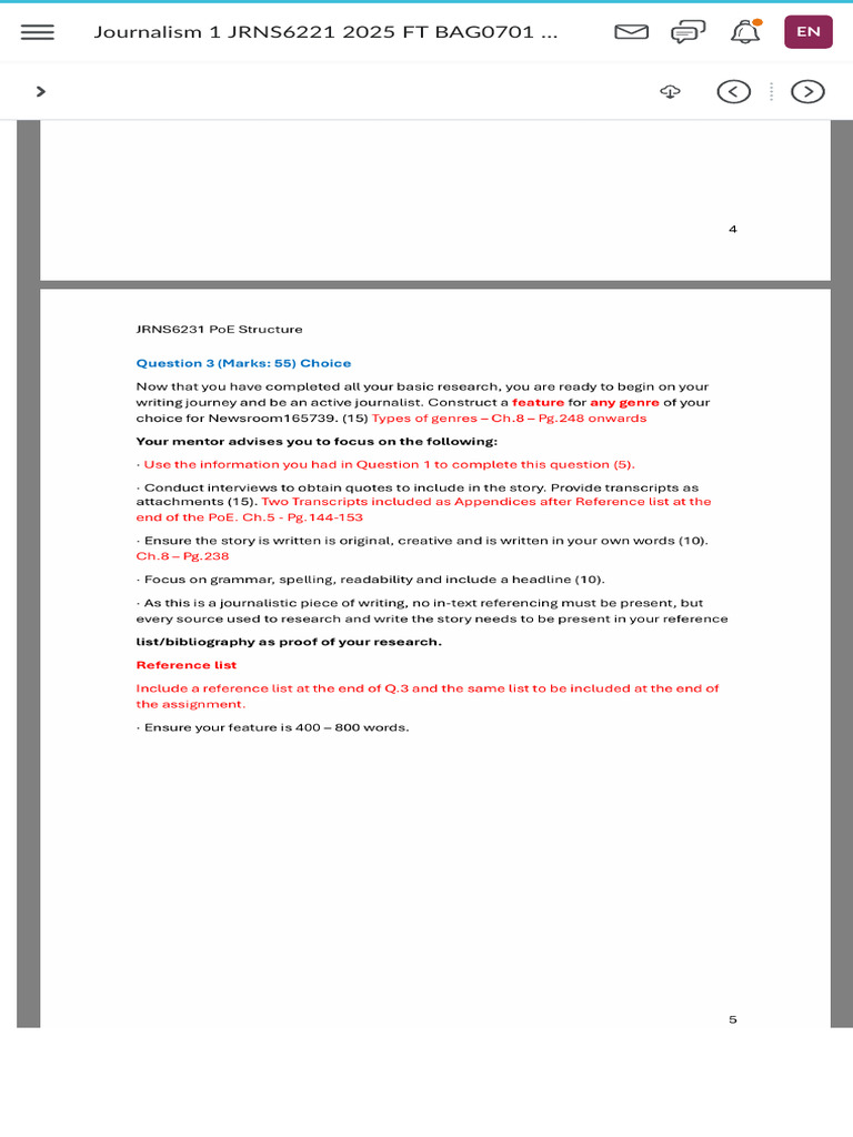 Journalism Feature Writing Guide | PDF
