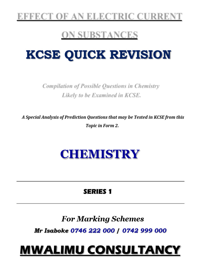 f2 Effect of Electric Current Q | PDF | Electrolyte | Electrode