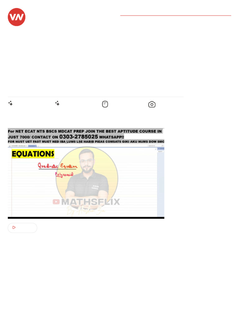 Equations+ +Discriminant,+Roots++Factor+Theorem+ +one Shot+Lecture+02 ...