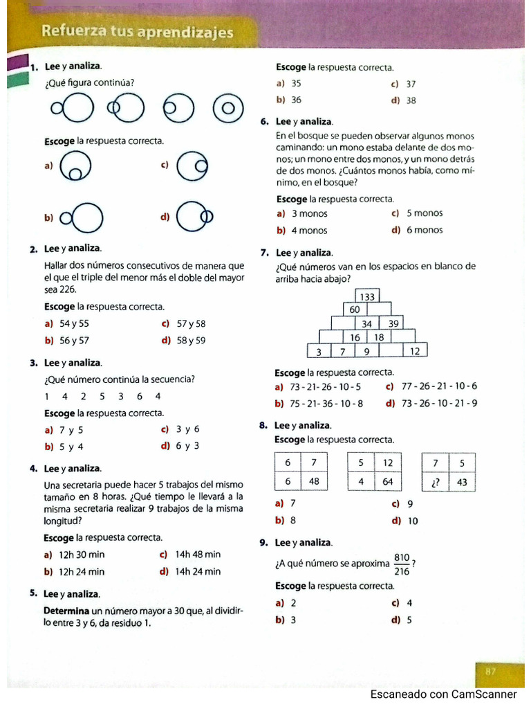 Aprendo Matemáticas Módulo 1 | PDF