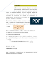 Distribuição binomial e Poisson