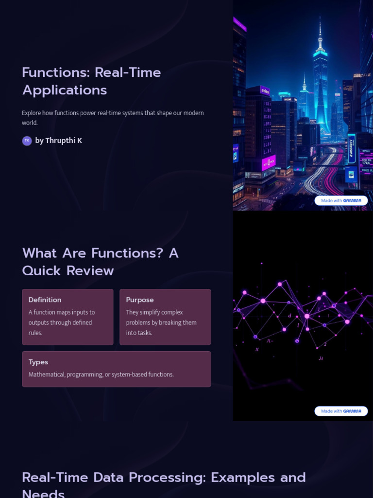 Real-Time Functions in Modern Systems | PDF | Real Time Computing ...