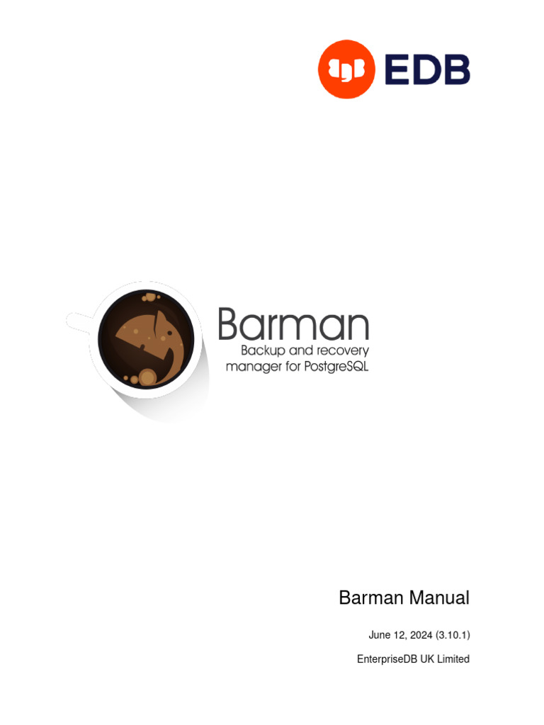 Barman PostgreSQL Backup Manual | PDF