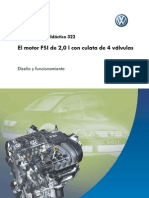 VW 322 Motor 2,0 L FSI Con Cuatro Válvulas