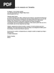 Modelo de Carta de Renuncia