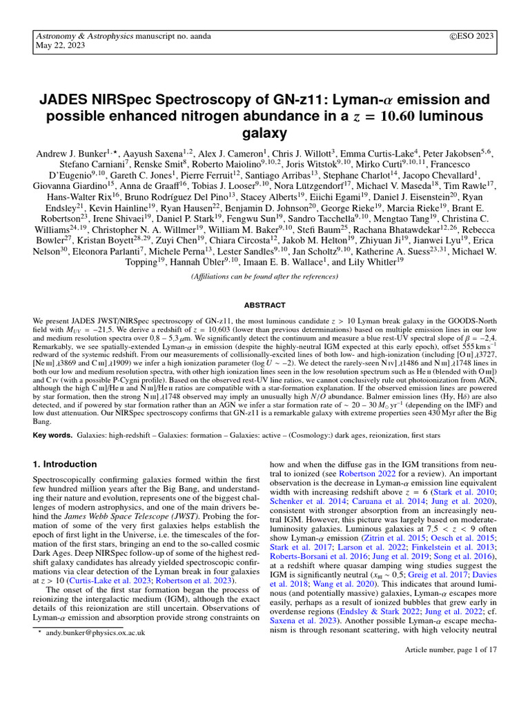 Andrew 19 May, 2024 | PDF | Redshift | Galaxy