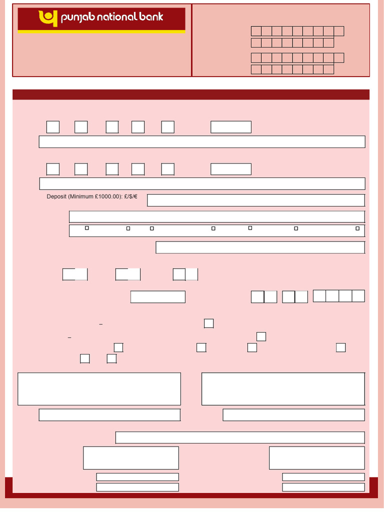 Fixed Deposit Opening Form1 | PDF | Interest | Government Finances
