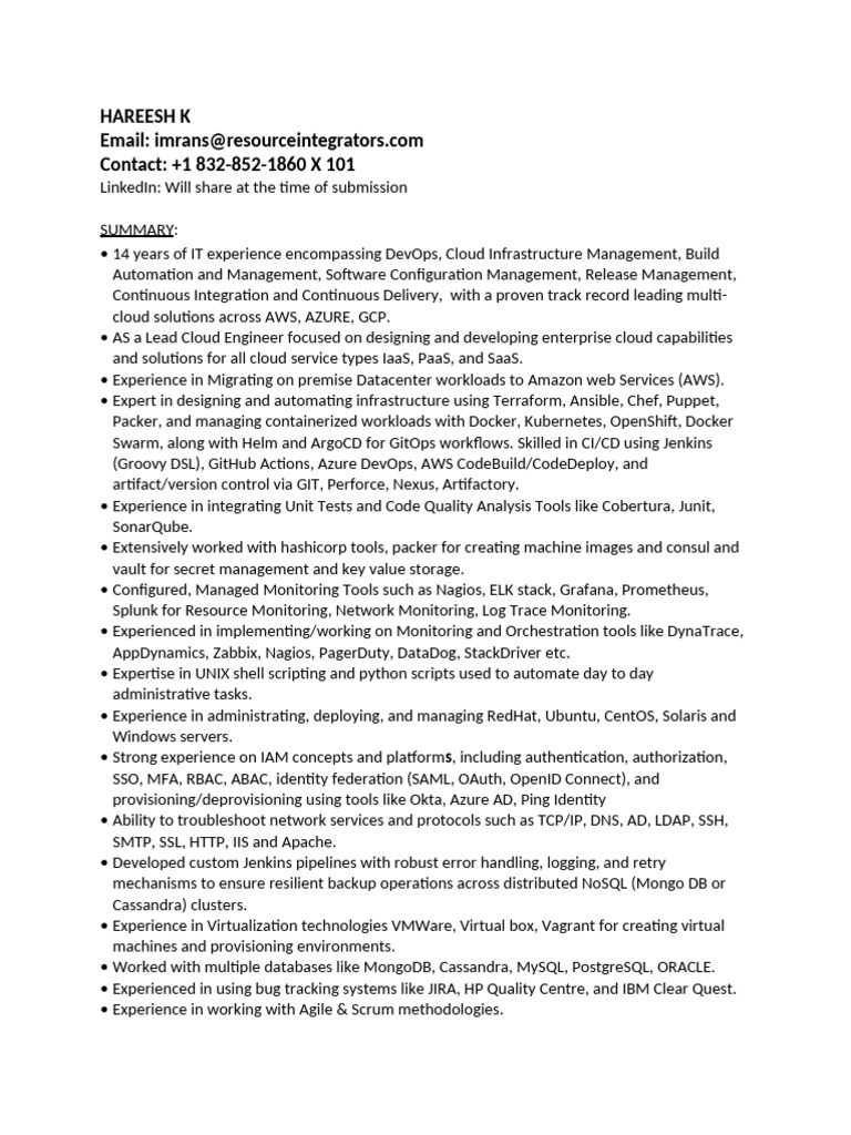 AWS DevOps Architecture Overview | PDF | Cloud Computing | Amazon Web ...