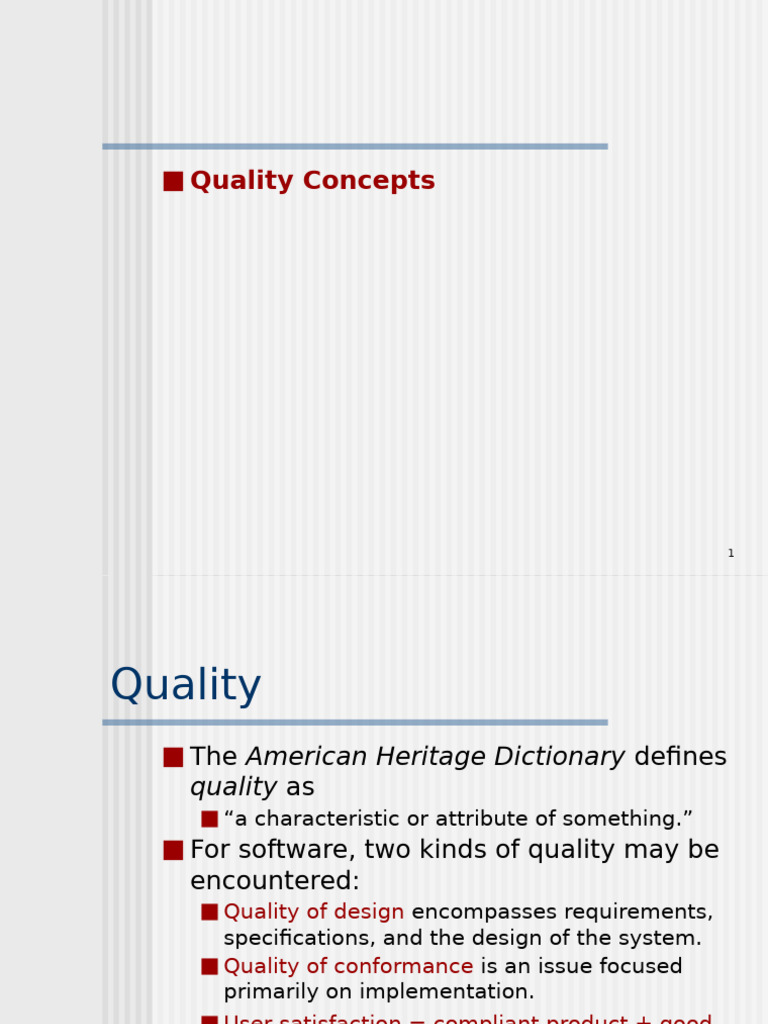 14 Dimensions of Software Quality | PDF | Software | Software Quality