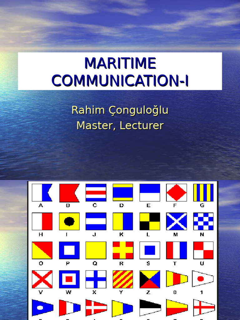 Flags With Morse Codes | PDF
