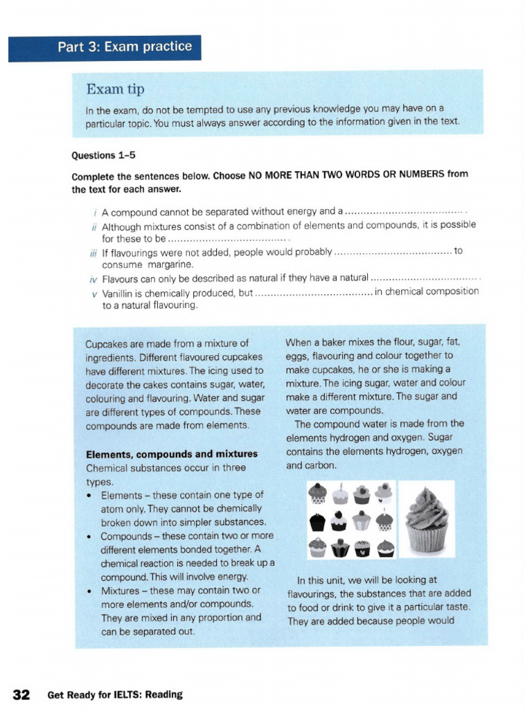Pre Ielts Reading - Sentence Completion | PDF