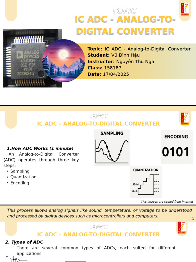 Overview of IC ADC Technologies | PDF