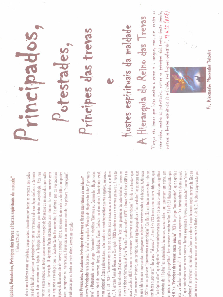 Principados e Potestades | PDF