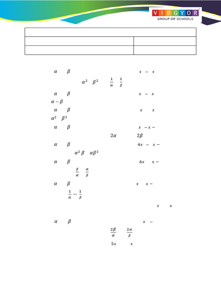 Polynomial Zeroes Worksheet Solutions | PDF | Zero Of A Function ...