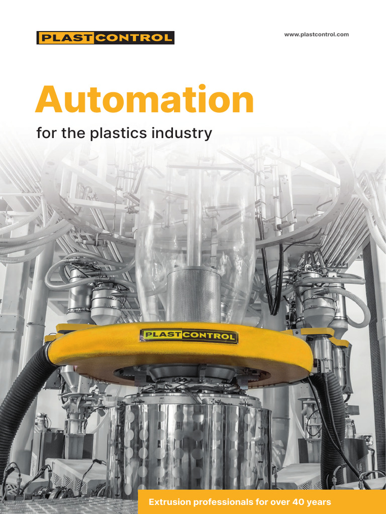 Plast-Control: Automation in Extrusion | PDF | Pump | Touchscreen