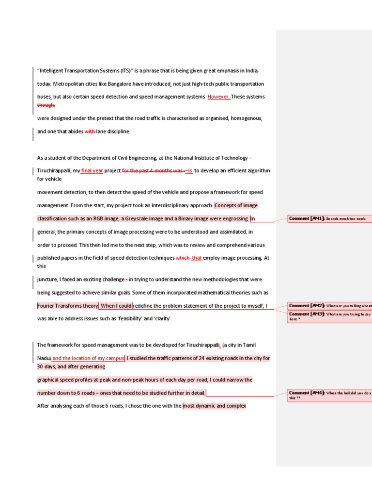 Speed Detection Algorithm for ITS in India | PDF | Pixel | Image Editing