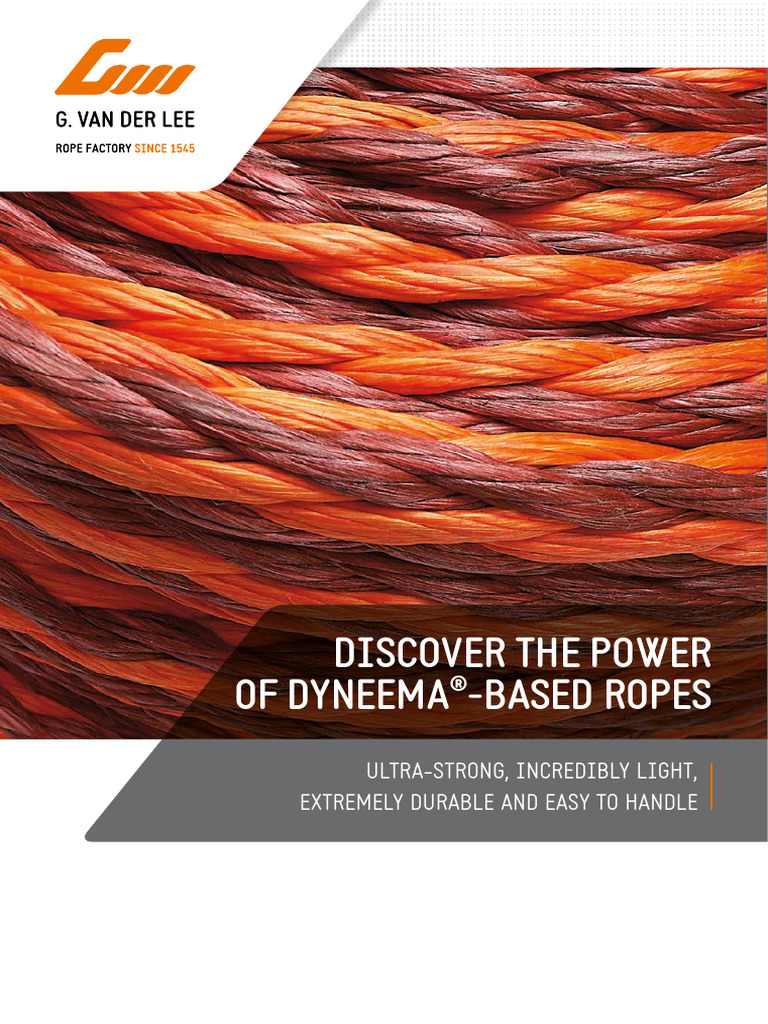 Dyneema® Ropes: Strength & Durability | PDF | Materials