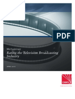 Rating The Television Broadcasting Industry
