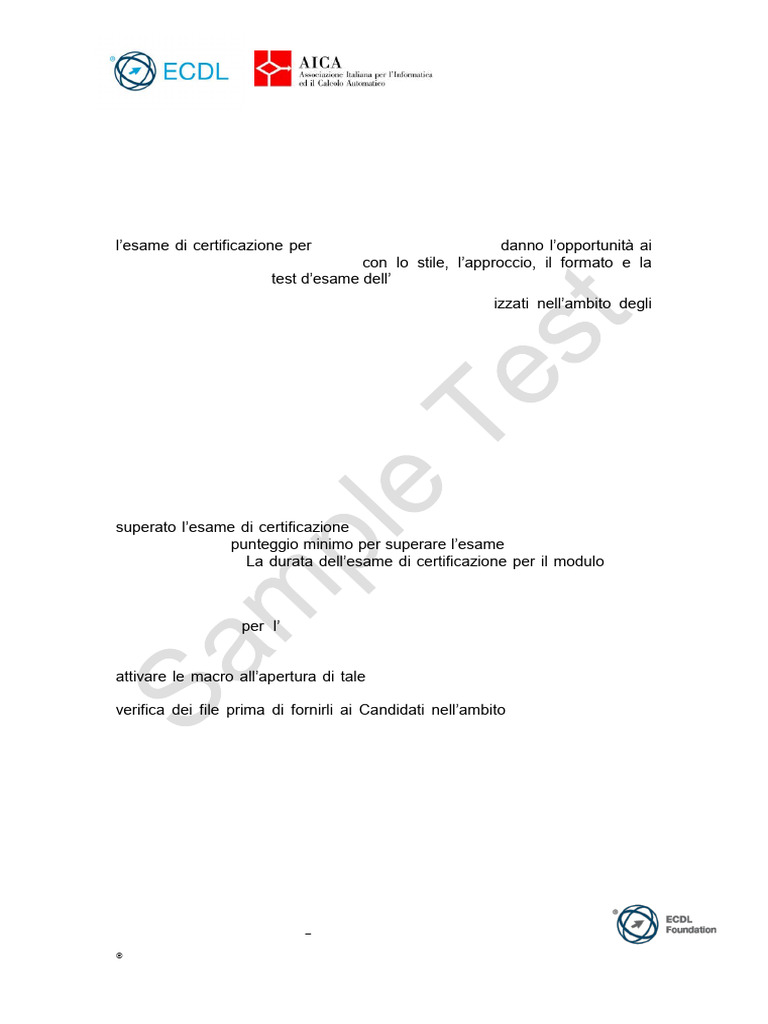ECDL Web Editing Sample Test 2 - 0 | PDF