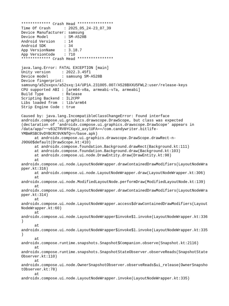 Mod Menu Crash 2025 05 24-23 07 39 | PDF | Mobile App | System Software
