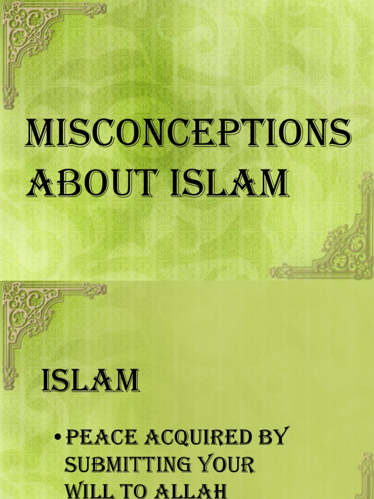 Debunking Common Misconceptions About Islam | PDF | Middle East ...