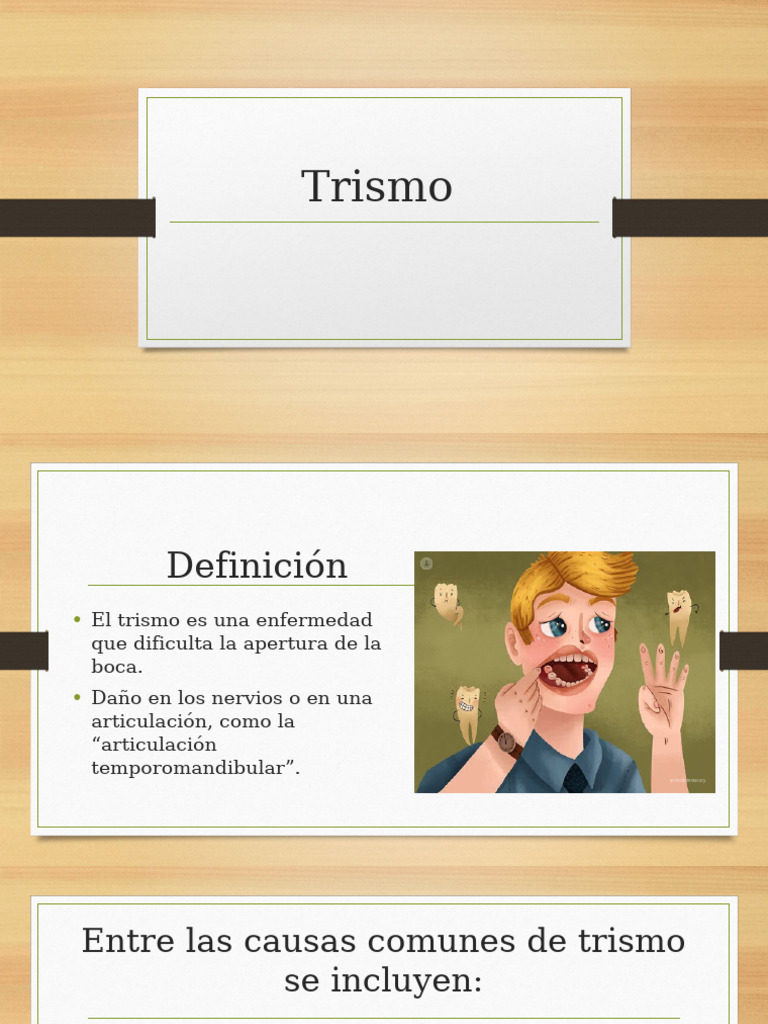 Trismo | PDF | Cáncer | Enfermedades y trastornos humanos