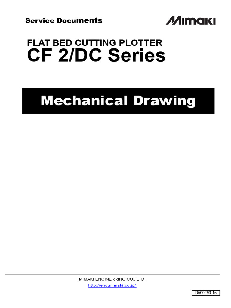 CF2 DC Mechanical Drawing D500293 Ver.1.50 | PDF | Manufactured Goods