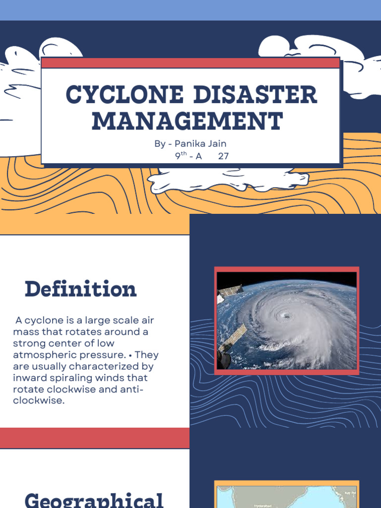 (Panika Jain 9th - A 27) Cyclone - Disaster Management | PDF | Cyclone ...