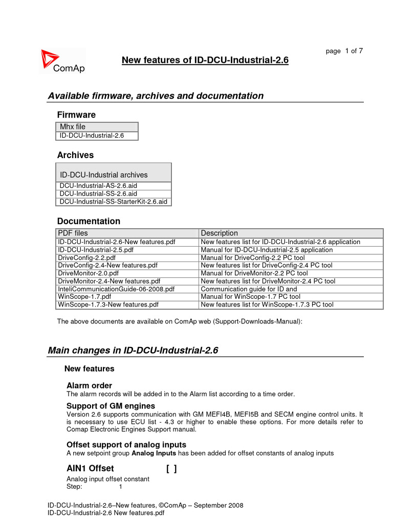 Id-Dcu Industrial 2.6 New Features | PDF | Computing | Computer Engineering
