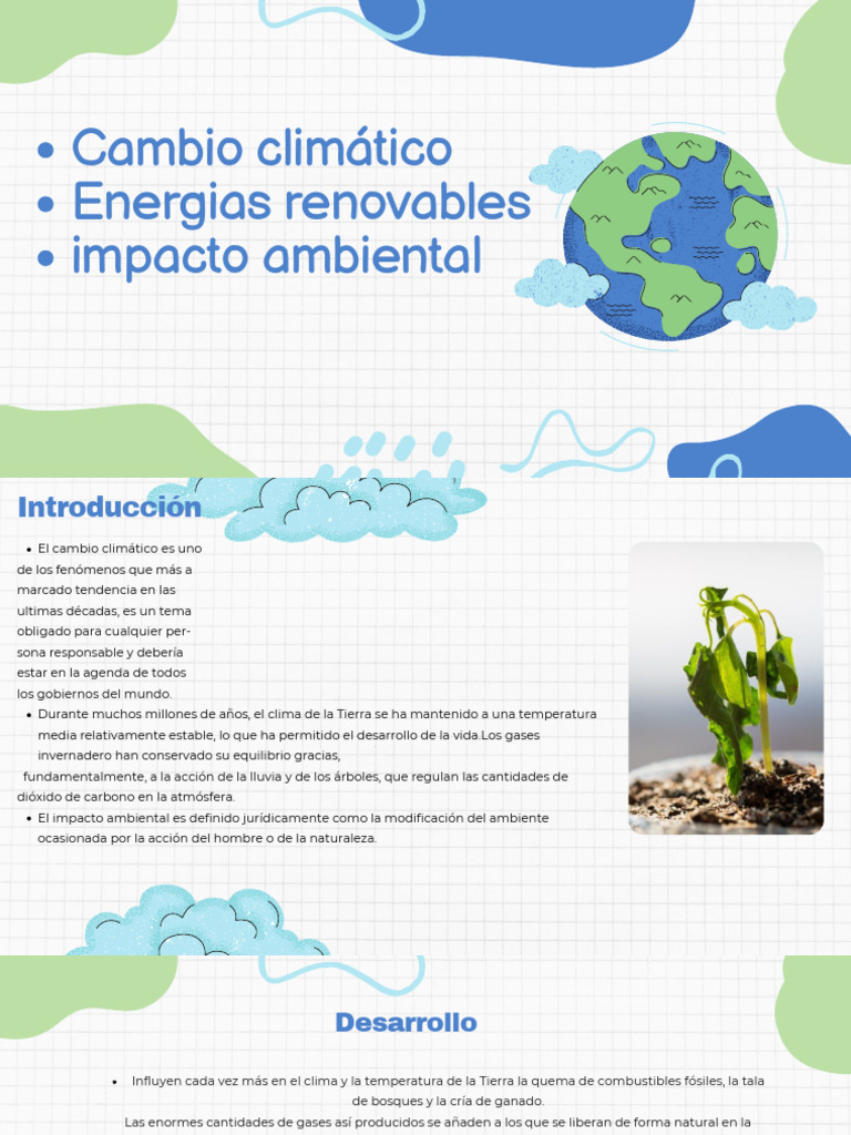 Educación y acciones contra el cambio climático | PDF | Entorno natural ...
