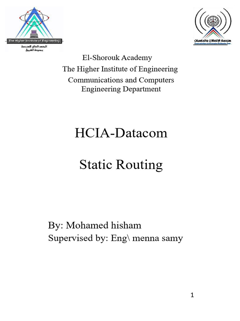Static Routing Configuration Guide | PDF