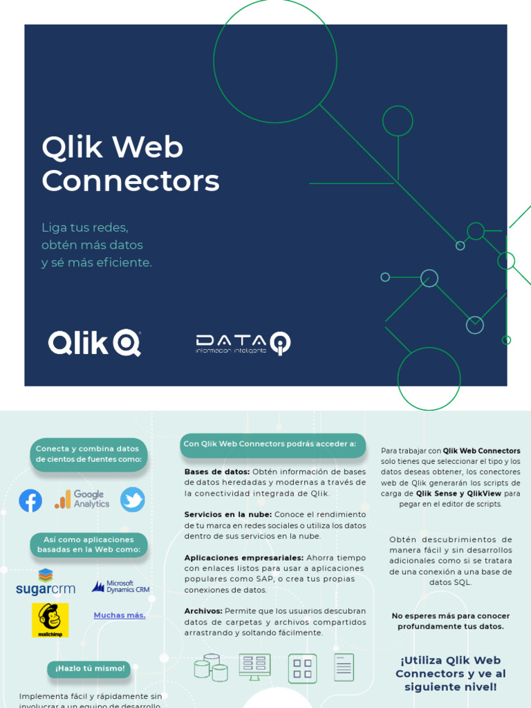 Conecta y Optimiza tus Datos con Qlik | PDF | Red mundial | Internet y web