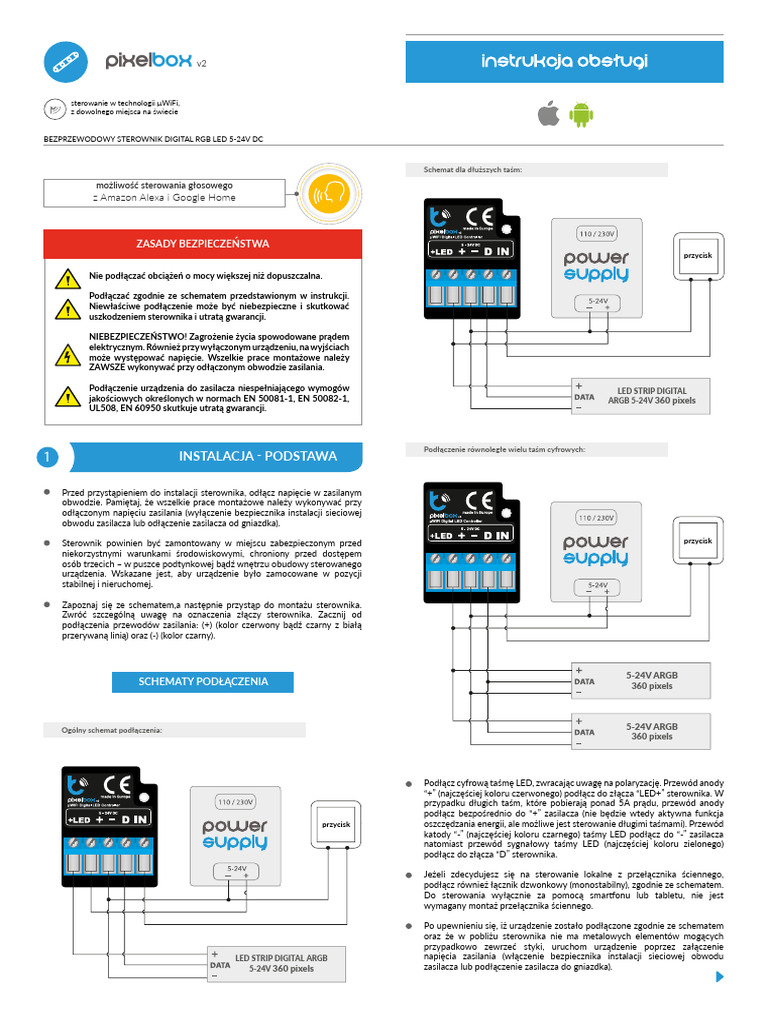 PixelBox v2 Manual PL | PDF