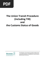 European Transit Procedure Manual | PDF | Guarantee | Customs