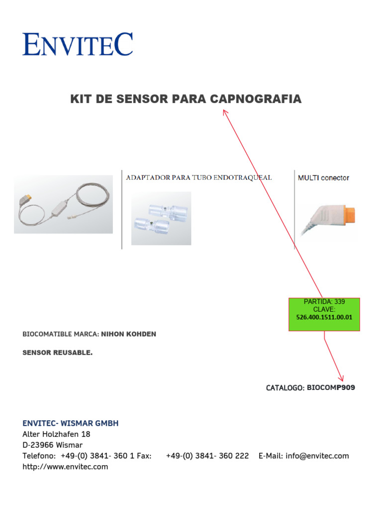 339 Kit de Sensor p909 | PDF