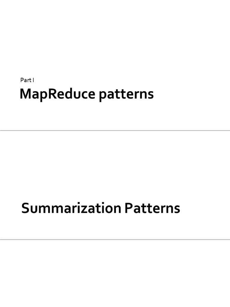 MapReduce for Statistical Analysis | PDF | Map Reduce | Statistics