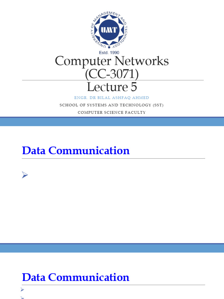 Data Communication and Network Topologies | PDF | Network Topology ...