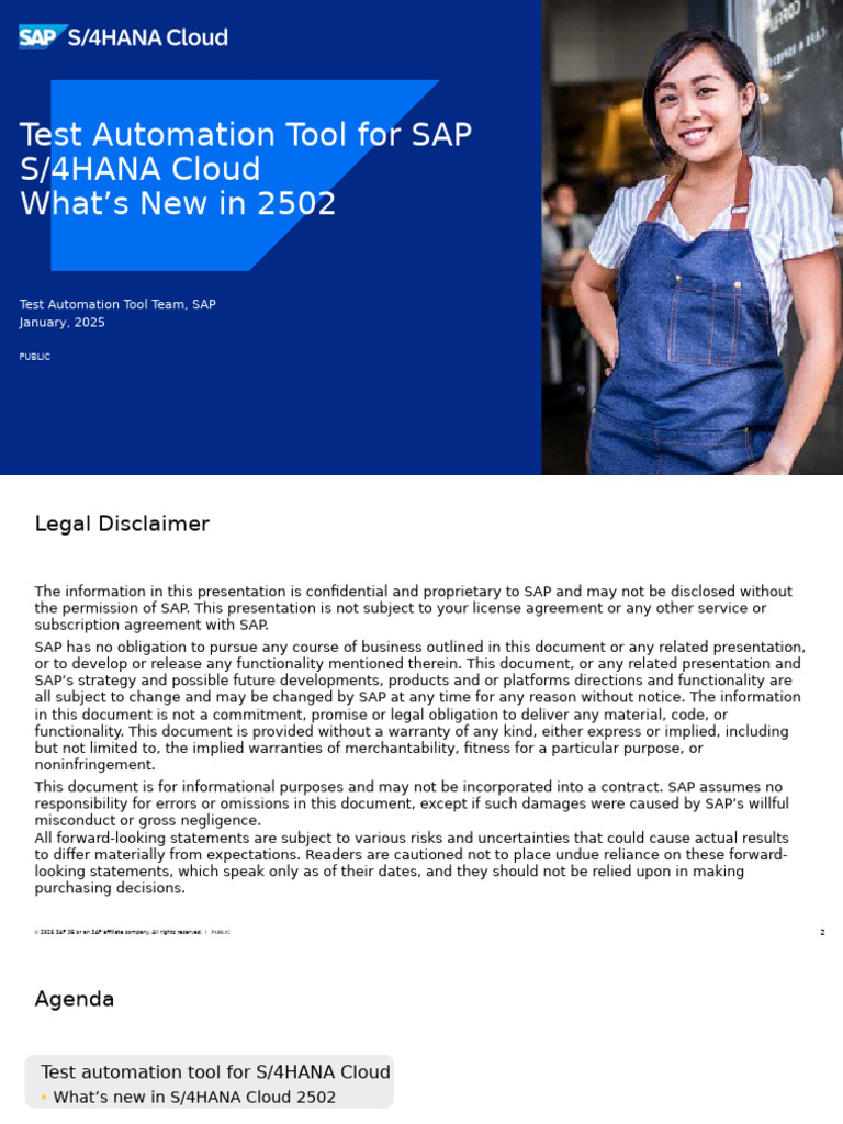 S4H - 641 What's New in Testing | PDF