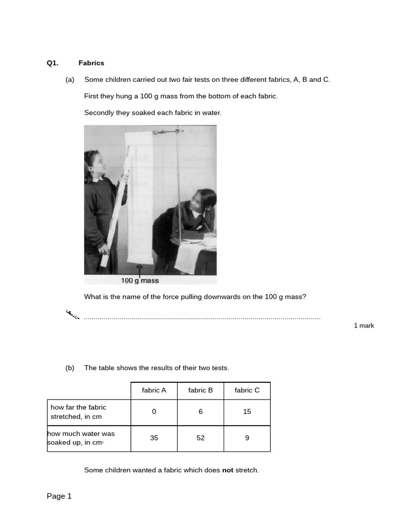 Forces - Level 3 - Questions | PDF