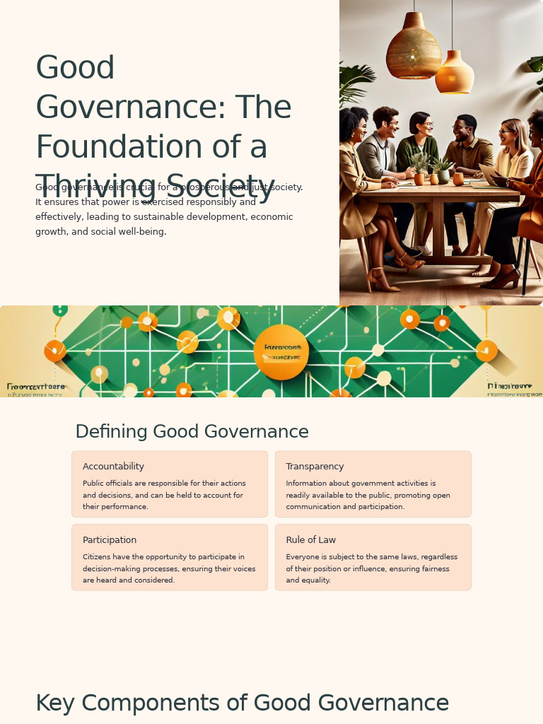 Principles of Good Governance Explained | PDF | Good Governance ...